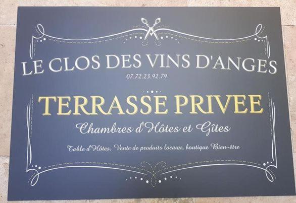 Chambre D'Hote Au Jardin Le Clos Des Vins D'Anges Saint-Pierre-des-Champs Exterior photo